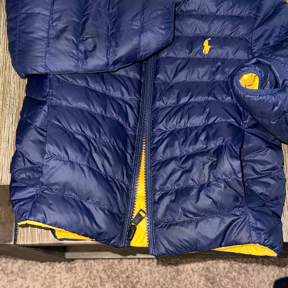 Yellow Kids Puffer Jacket - Picture 4 of 5